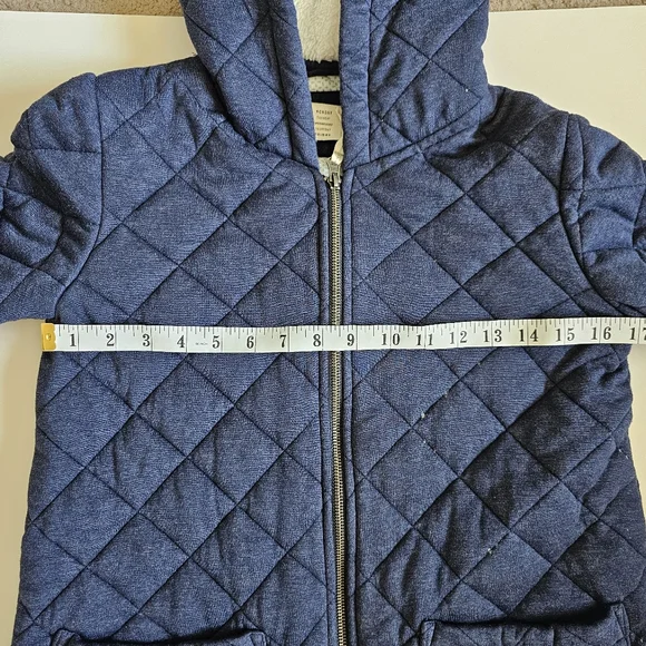Anthropologie Saturday Sunday Xs Quilted Navy Blue Jacket - Picture 4 of 5